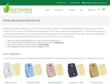 Tablet Screenshot of edinburghskincare.com